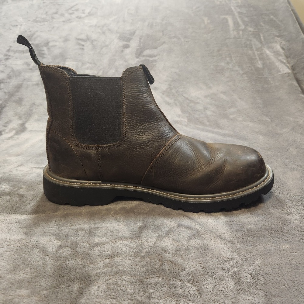 Wolverine Boots Mens 10.5 Brown Leather  Floorhand Waterproof Romeo Work W220030
